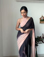 Attractive 1-Minute Ready To Wear Multi Color Georgette Saree