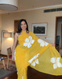 Trending look soft Georgette silk unique style ready to wear saree