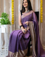1-MIN READY TO WEAR SAREE IN PREMIUM CHIFFON SILK WITH ZARI PATTA