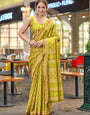 Winsome  1-Minute Ready To Wear Mul Cotton Digital Printed Saree