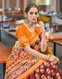 Fanciful 1-Minute Ready To Wear  Mul Cotton Digital Printed Saree