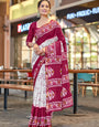 Divine 1-Minute Ready To Wear Mul Cotton  Printed Saree