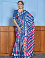 Adorning 1-Minute Ready To Wear Mul Cotton Digital Printed Saree