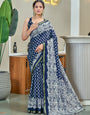 Ineffable 1-Minute Ready To Wear Pure Cotton Printed Saree