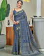 Trendy 1-Minute Ready To Wear Mul Cotton Printed Saree