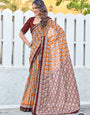 Ethnic 1-Minute Ready To Wear Mul Cotton Digital Printed Saree