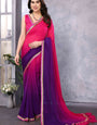 Intricate 1-Minute Ready To Wear  Georgette Saree & beautiful lace border