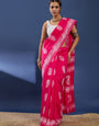 Pure Soft Cotton Hand Block Batik Printed Saree with Blouse Piece