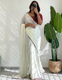 1 Min Ready To Wear Saree In Imported Georgette With Blouse