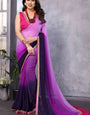 Innovative 1-Minute Ready To Wear  Georgette Saree & beautiful lace border