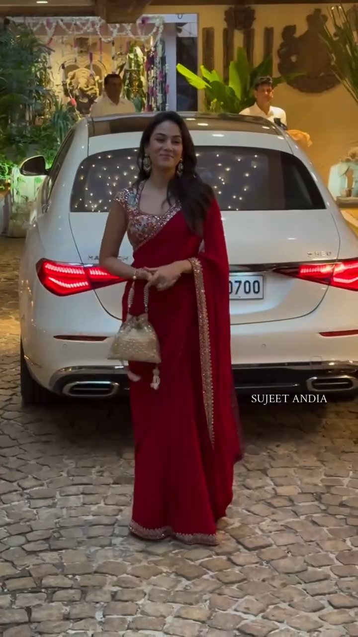 Valentine Glow Satin Saree – Soft Drape, Stunning Finish