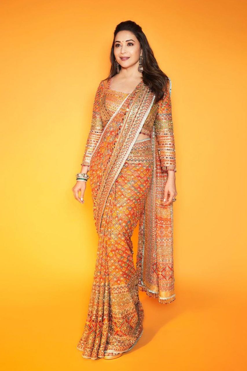 Imperial Mirror Bloom Chinon Silk Ensemble