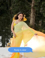 1 MIN READY TO WEAR  SAREE IN   Latest Multi Colour  Alia Bhatt Wear Saree