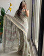 Sage Grace Ready-to-Wear Printed Saree