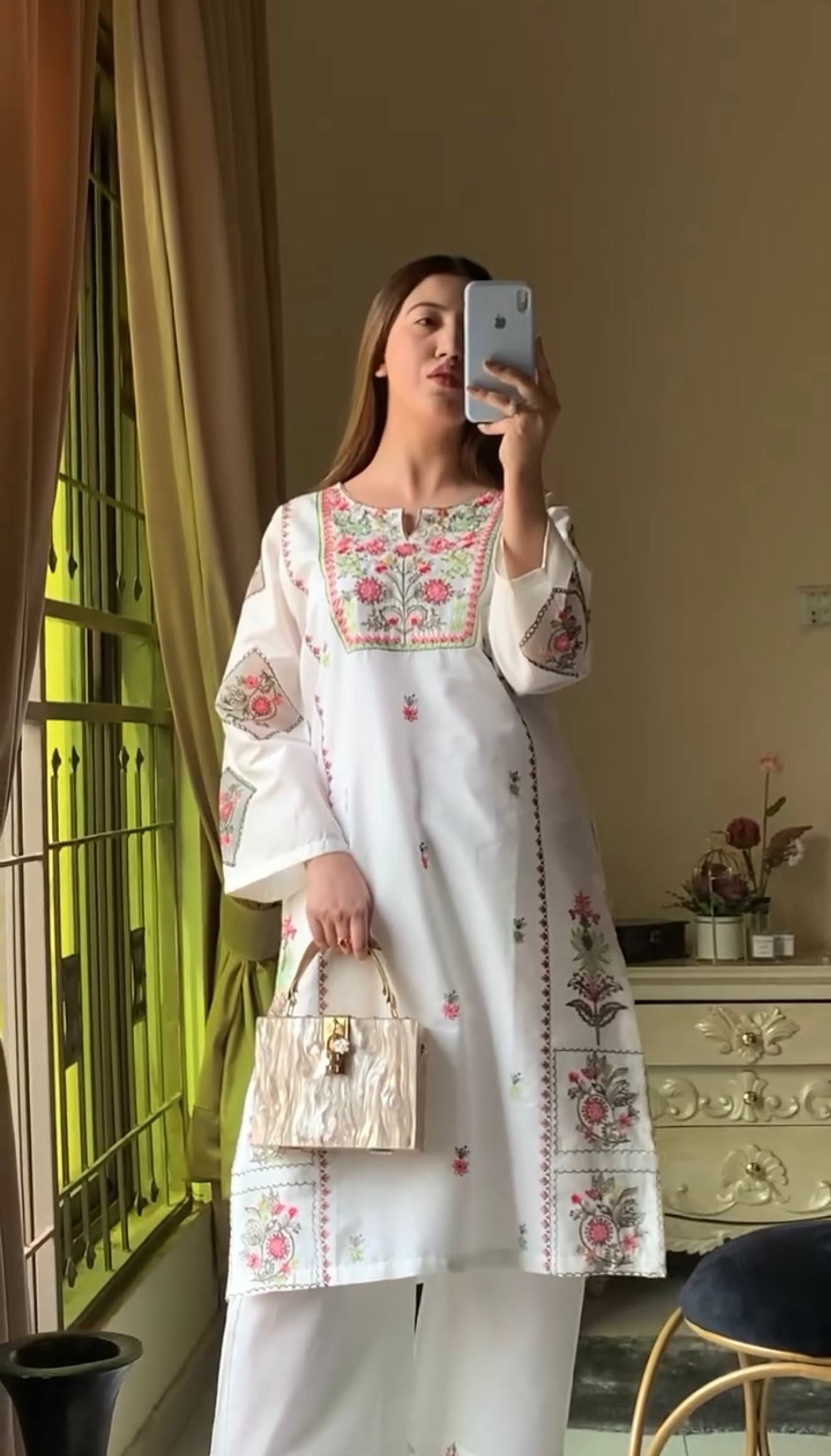 Premium Designer Readymade Top & Palazzo Set