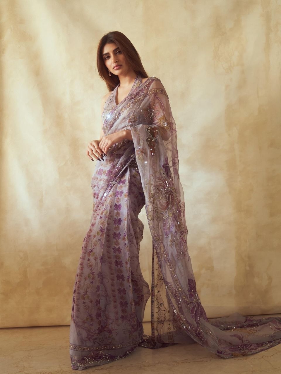 Premium Designer Tabby Silk Saree